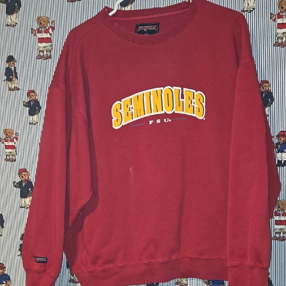 Jansport Seminoles FSU Crew Sweatshirt Large